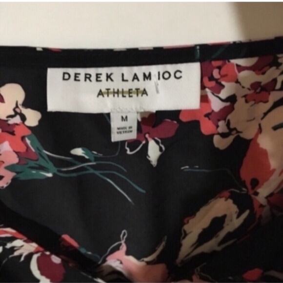 Derek Lam 10 C X Athleta Collaboration Lily Nikita Floral Top Size Medium - Picture 7 of 7